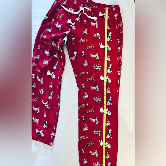 Old Navy Holiday Dog Flannel Cotton Pajama Pants Size M Medium - Picture 11 of 13